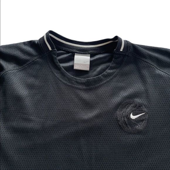 Vintage Nike Mens Y2K Basketball Swoosh Travis Mesh Jersey Shirt Warm Up  Large - Picture 2 of 6